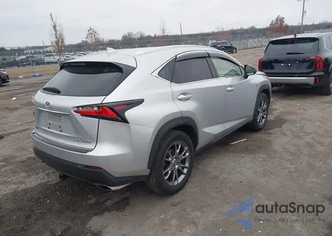 2015 Lexus Nx 200T F Sport from USA, damaged, VIN JTJYARBZ1F2003919